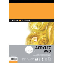 DALER-ROWNEY Acrylblock A4 190g 16Blatt