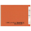VELOFLEX Kreditkartenetui Documentsafe orange Polypropylen 90x63mm