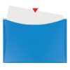 VELOFLEX Sammeltasche A4 glänzend blau Polypropylen