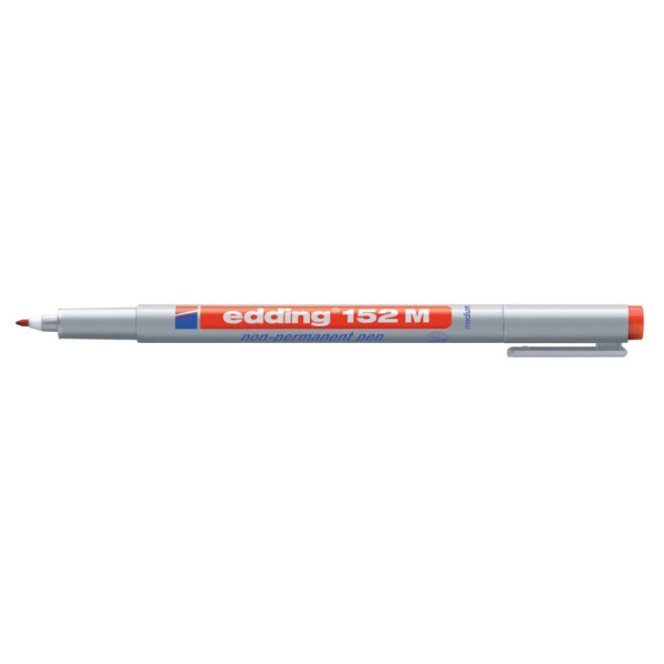 EDDING Folienstift 152M non-permanent, 1,0mm, rot 152 002