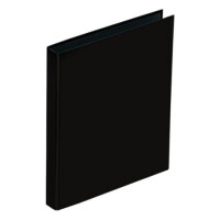 PAGNA Ringbuch A5 4 Ring Pappe schwarz 2040501