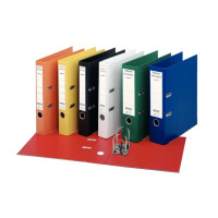 CENTRA Ordner Plastik Chromos, mit Schlitzen, A4, 80 mm, sortiert 230143