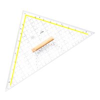ARISTO TZ-Dreieck 32.5 cm, mit Holzgriff, Facette an Hypotenuse AR1648