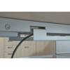 Hammerbacher Schreibtisch T-Fuß, elektrisch höhenverstellbar, 180 x 80cm, weiß