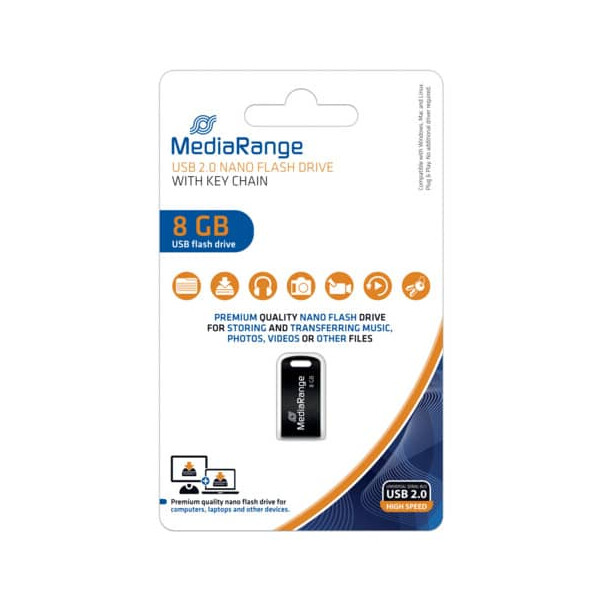 MediaRange USB Stick mini 8GB 2.0
