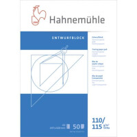 Hahnemühle Transparentpapierblock A3 50 Blatt 110 115g