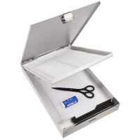 Läufer Formularhalter mit Box, aus Aluminium, DIN A4