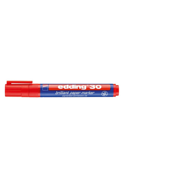 EDDING Brillant-Papiermarker 30, 1,5-3mm, rot 30-002