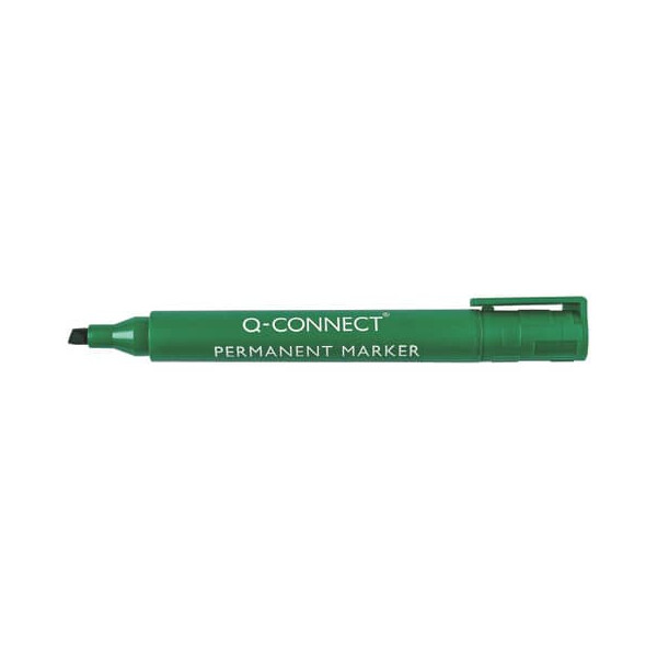 Q-Connect Permanentmarker M grün Keilspitze