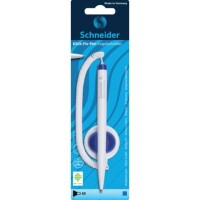 Schneider Kugelschreiber Klick Fix Pen weiß blau