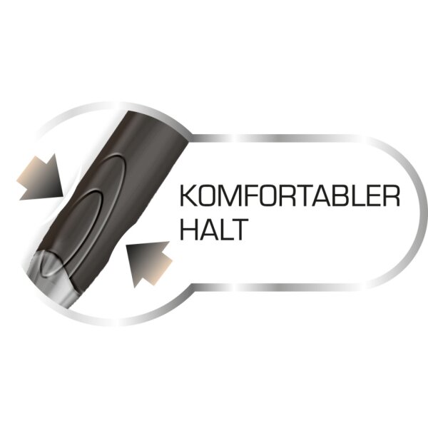 BIC Vierfarbkugelschreiber 4 Colours GRIP PRO, 0,4 mm 526283