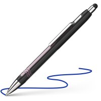SCHNEIDER Kugelschreiber Epsilon Touch, Druckmechanik, XB, blau, Schaftfarbe: schwarz-pink SN138704