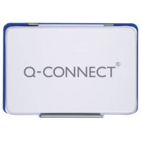 Q-Connect Stempelkissen 9x5,5cm blau