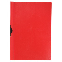 Q-CONNECT Klemmmappe, rot, Fassungsvermögen bis 30...