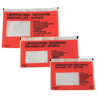 DOCUFIX Begleitpapiertasche, DL, selbstklebend, 250...