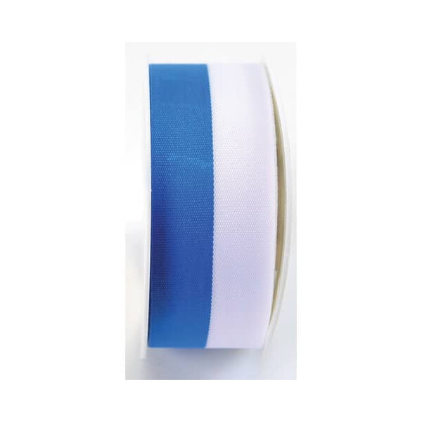 Goldina Zier Acetatband 15mmx25m weiß blau