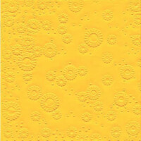 Paper+Design Serviette Zelltuch gelb 33 cm
