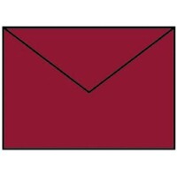 RÖSSLER Briefumschlag Paperado B6 rosso 5 Stück