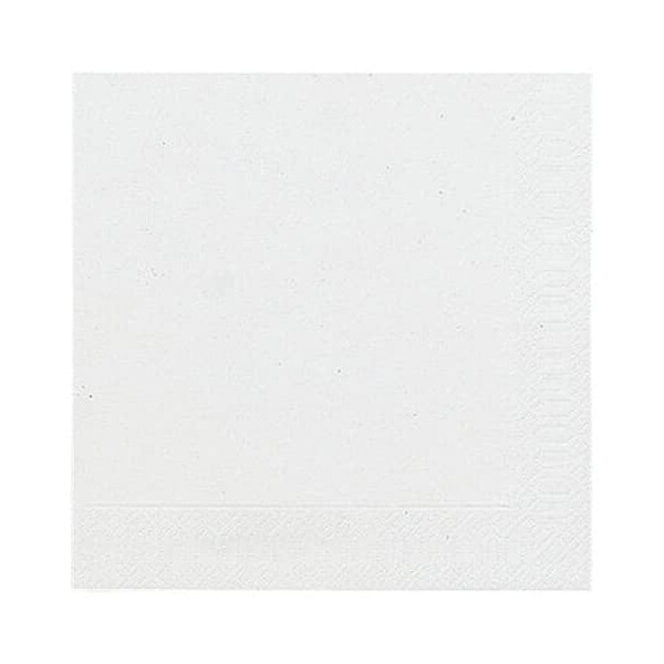 Duni Serviette Zelltuch weiß 3lagig 33 cm, 20 Stück