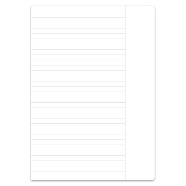 STAUFEN STYLE Ringbucheinlage, A4, 70g m&sup2;, 50 Blatt, Lin.25, liniert mit Rand 040470013
