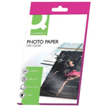 Q-Connect Inkjet Fotopapier High Gloss 10x15cm 260g 25 Blatt