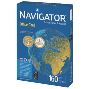 Navigator Kopierpapier Office Card, A4, 160g m², 250 Blatt, weiß