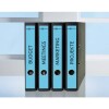 AVERY Zweckform Ordner-Etiketten, A4 mit ultragrip, 38 x 297 mm, 20 Bogen 100 Etiketten, blau