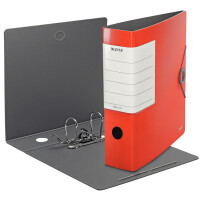 LEITZ Ordner Solid, 180 Grad, 82 mm, hellrot