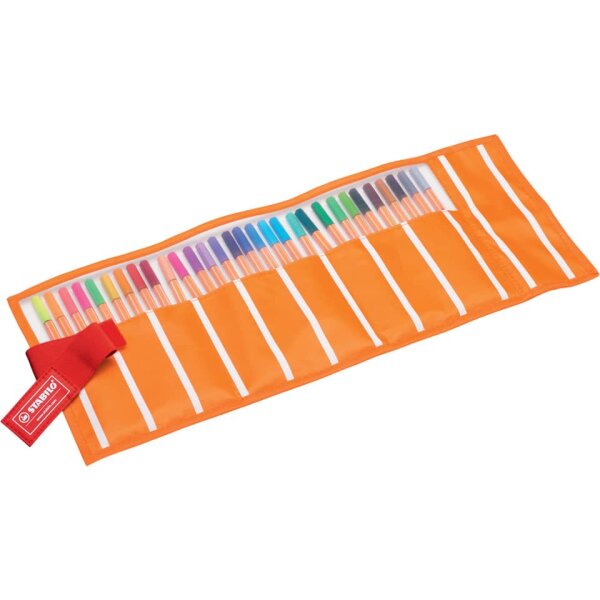 STABILO Fineliner point 88 Rollerset, Etui mit 30 Stiften 8830-2