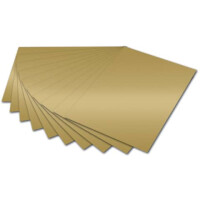 folia Fotokarton 250g m², 50x70cm, gold glänzend