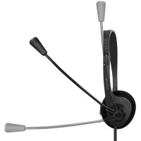 LogiLink Mono Headset, mit Mikrofon, 3,5 mm Klinkenstecker