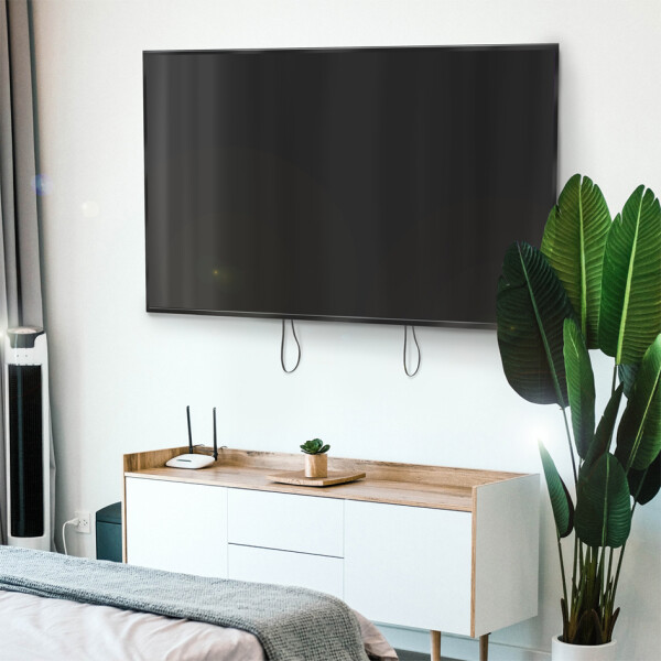 LogiLink TV-Wandhalterung, flach, für 139,7 - 228,6 cm