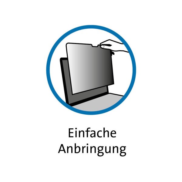 KENSINGTON Blickschutzfilter MagPro Monitor, 21,5", 16:9, abnehmbar, schwarz K58354WW