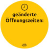AVERY Zweckform Hinweisetiketten Corona Schilder Set, A4, Ø 200 mm, 12 Bogen 12 Etiketten, gelb, schwarz