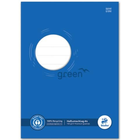 Staufen Heftschoner A4 150g blau Recyclingpapier