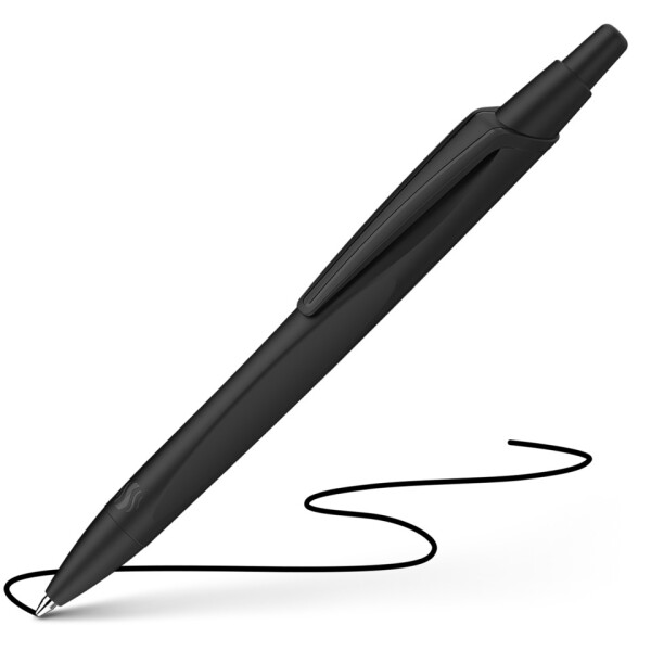 SCHNEIDER Kugelschreiber Reco, Druckmechanik, M, schwarz, Farbe des Schaftes: schwarz 131811