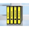 AVERY Zweckform Ordner-Etiketten, A4 mit ultragrip, 38 x 297 mm, 20 Bogen 100 Etiketten, gelb