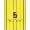 AVERY Zweckform Ordner-Etiketten, A4 mit ultragrip, 38 x 297 mm, 20 Bogen 100 Etiketten, gelb