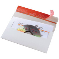 COLOMPAC Versandtasche CD, 125 x 223 mm, weiß 30000250