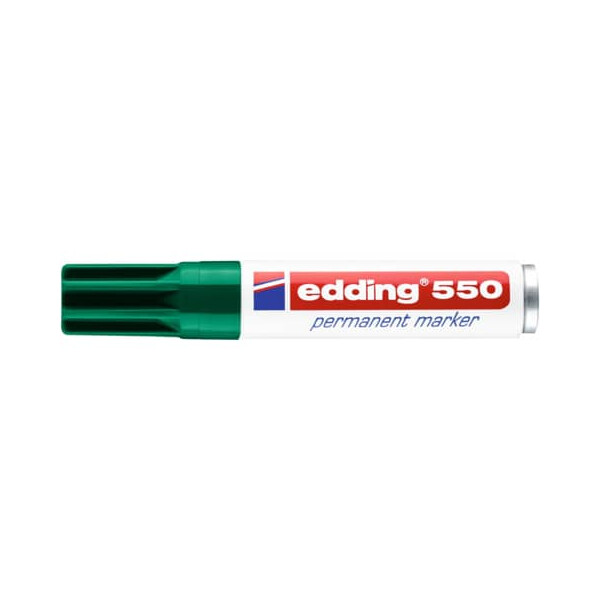 edding Permanentmarker 550 3-4mm grün Rundspitze nachfüllbar
