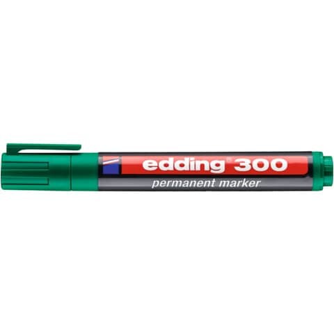 edding Permanentmarker 300 1,5-3mm grün Rundspitze nachfüllbar