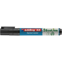 edding Flipchartmarker 32 Eco Line 1-5mm schwarz nachfüllbar Keilspitze