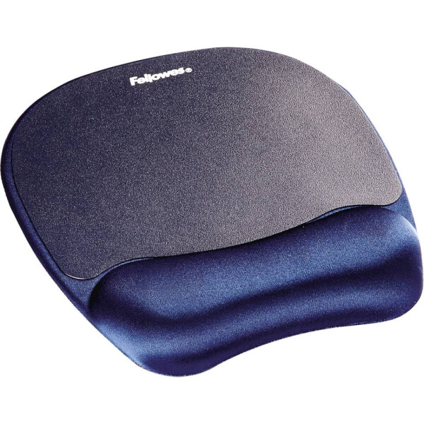 FELLOWES Handgelenkauflage Memory Foam, Textil, 196 x 230 x 20 mm, saphir 9172801