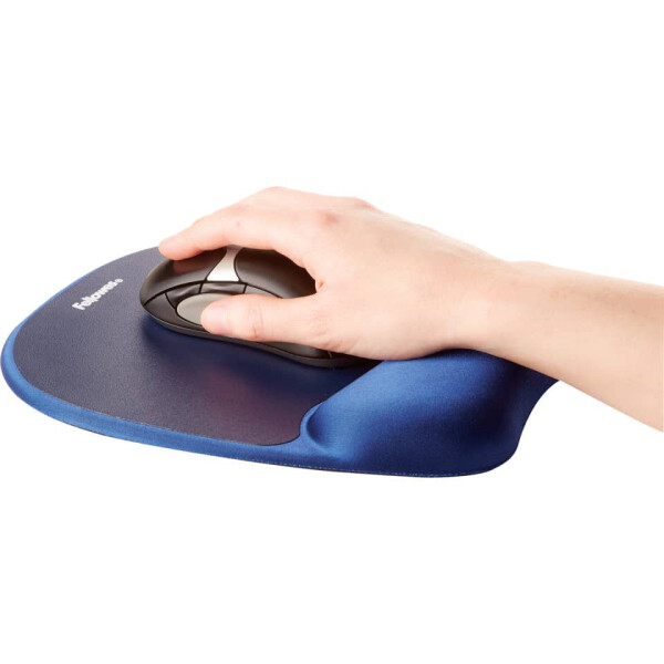 FELLOWES Handgelenkauflage Memory Foam, Textil, 196 x 230 x 20 mm, saphir 9172801