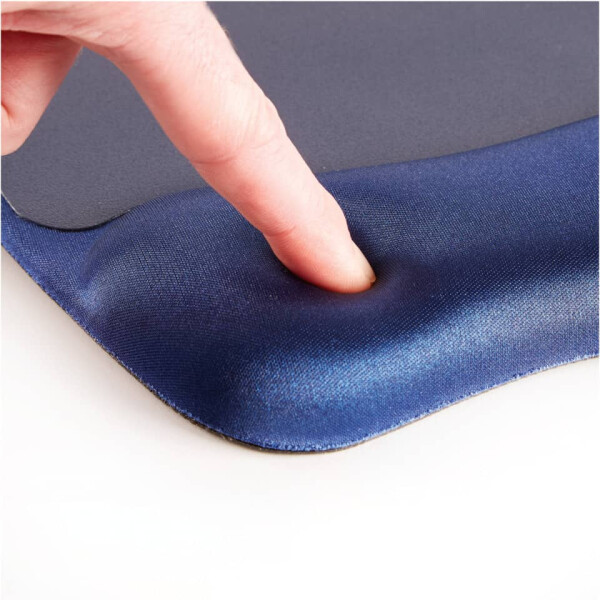 FELLOWES Handgelenkauflage Memory Foam, Textil, 196 x 230 x 20 mm, saphir 9172801