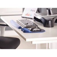 FELLOWES Handgelenkauflage Memory Foam, Textil, 196 x 230 x 20 mm, saphir 9172801