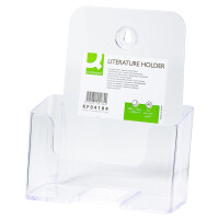 Q-CONNECT Wand-Prospekthalter A5 1Fach transparent KF04184