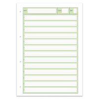 STAUFEN PREMIUM Arbeitsblock 1.Schuljahr, A4, 90g m², 50 Blatt, Lin.1, liniert 734044201