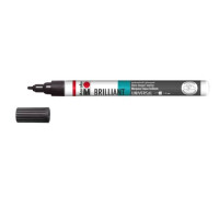 Marabu Lackmalstift Brilliant Painter, 1-2mm, schwarz