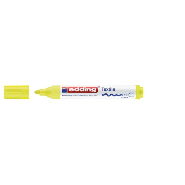 EDDING Textilmarker 4500, 2-3mm, neongelb 44500065